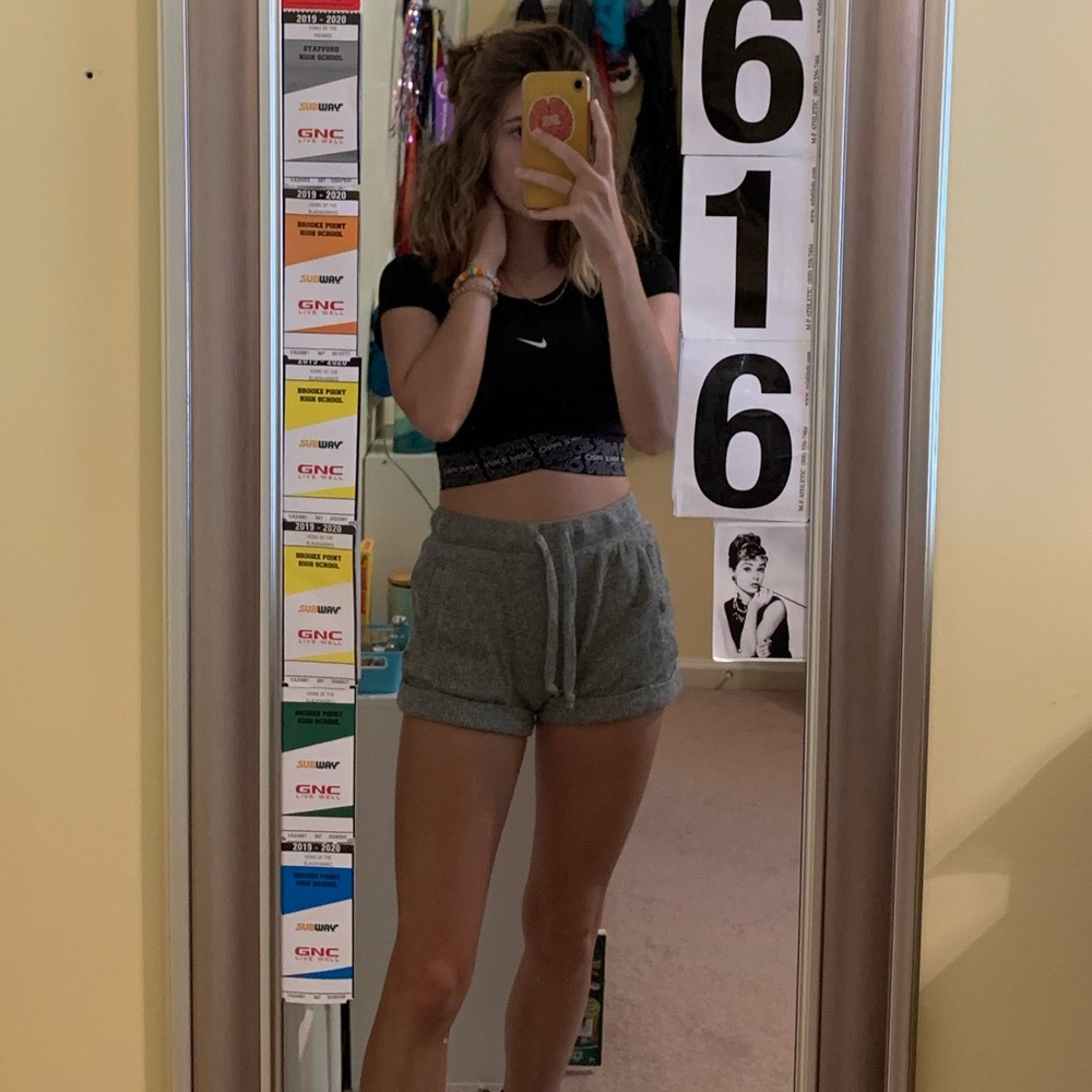 grey lounge shorts
